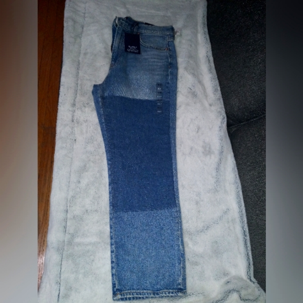 Gap Cheeky Straight Patchwork Jeans